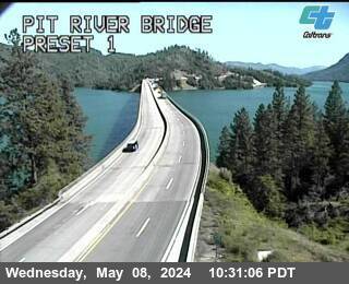 Interstate 5 at Pit River Bridge, Lake Shasta California, courtesy CalTrans http://www.dot.ca.gov