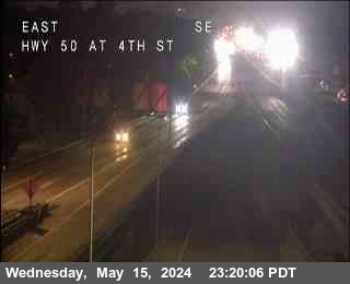 Traffic Cam Hwy 50 at 4th St