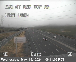 Traffic Cam TV980 - I-80 : Red Top Road