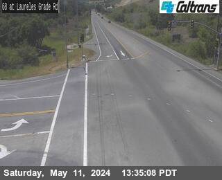 Traffic Cam SR-68 : Laureles Grade Road