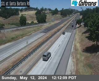 Traffic Cam US-101 :  Santa Barbara Rd