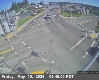 Timelapse image near DN-101: 9th & L - Looking North, Crescent City 0 minutes ago
