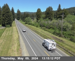 Timelapse image near US-101 : North Of SR-197 - Looking North (C015), Smith River 0 minutes ago