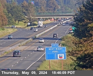 Timelapse image near US-101 : North Of SR-299 - Looking South (C005), Arcata 0 minutes ago