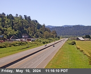Timelapse image near US-101 : North Of SR-36 - Looking South (C003), Fortuna 0 minutes ago