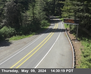 Timelapse image near US-101 : South Of Cushing Creek - Looking North (C018), Crescent City 0 minutes ago