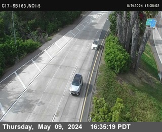 Timelapse image near (C017) SR-163 : Just North Of I-5, San Diego 0 minutes ago