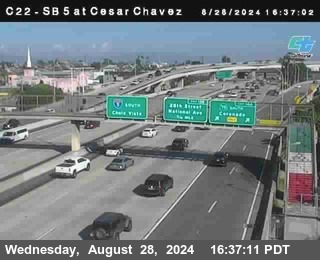 SB 5 at Cesar E Chaves Prkwy