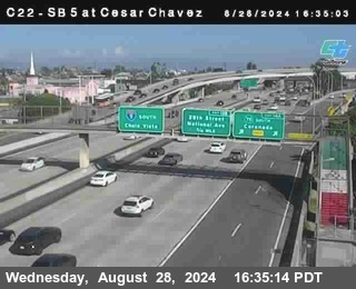 SB 5 at Cesar E Chaves Prkwy