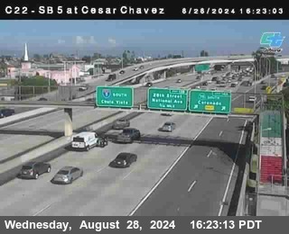 SB 5 at Cesar E Chaves Prkwy