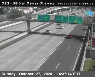 SB 5 at Cesar E Chaves Prkwy