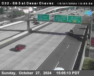 SB 5 at Cesar E Chaves Prkwy