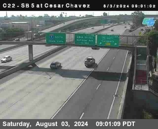 SB 5 at Cesar E Chaves Prkwy