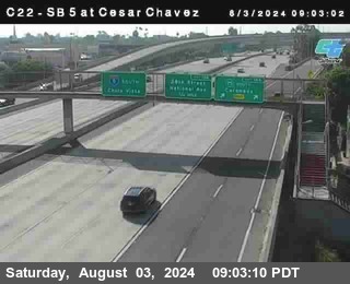 SB 5 at Cesar E Chaves Prkwy