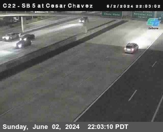 SB 5 at Cesar E Chaves Prkwy