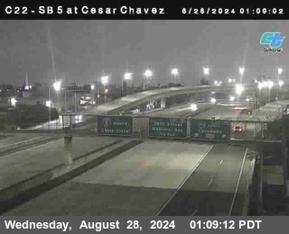 SB 5 at Cesar E Chaves Prkwy