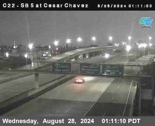 SB 5 at Cesar E Chaves Prkwy