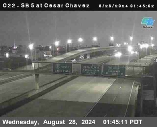 SB 5 at Cesar E Chaves Prkwy