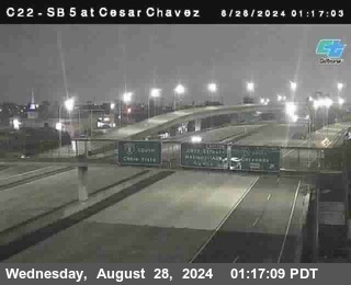 SB 5 at Cesar E Chaves Prkwy