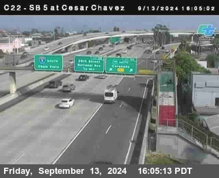 SB 5 at Cesar E Chaves Prkwy