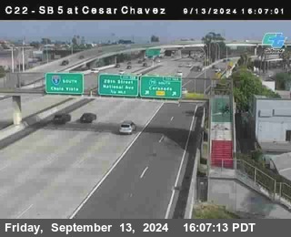 SB 5 at Cesar E Chaves Prkwy