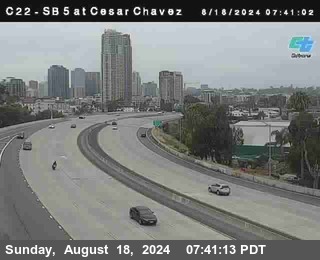 SB 5 at Cesar E Chaves Prkwy