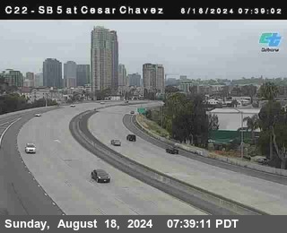 SB 5 at Cesar E Chaves Prkwy