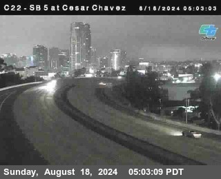 SB 5 at Cesar E Chaves Prkwy