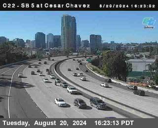 SB 5 at Cesar E Chaves Prkwy