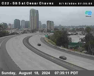 SB 5 at Cesar E Chaves Prkwy