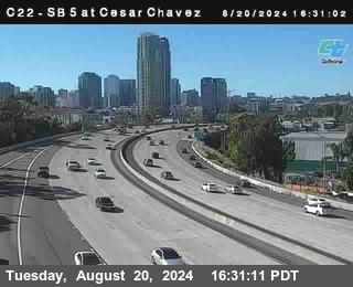 SB 5 at Cesar E Chaves Prkwy