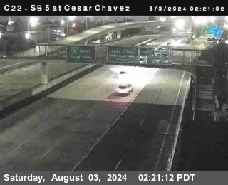 SB 5 at Cesar E Chaves Prkwy