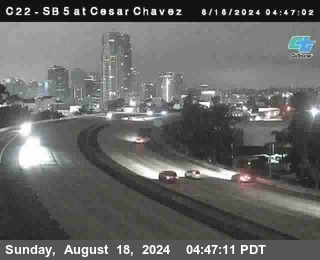 SB 5 at Cesar E Chaves Prkwy