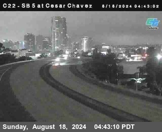 SB 5 at Cesar E Chaves Prkwy