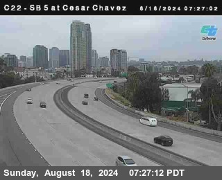 SB 5 at Cesar E Chaves Prkwy