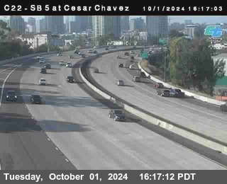 SB 5 at Cesar E Chaves Prkwy