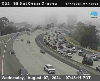 SB 5 at Cesar E Chaves Prkwy