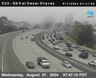 SB 5 at Cesar E Chaves Prkwy