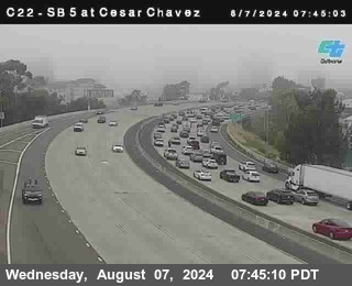 SB 5 at Cesar E Chaves Prkwy