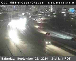 SB 5 at Cesar E Chaves Prkwy