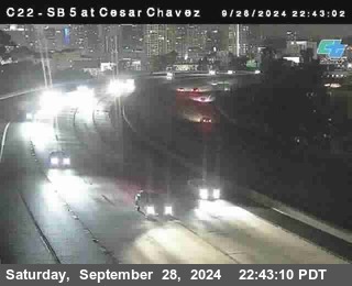 SB 5 at Cesar E Chaves Prkwy