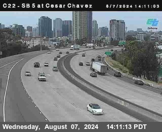 SB 5 at Cesar E Chaves Prkwy