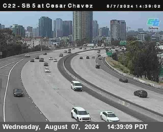 SB 5 at Cesar E Chaves Prkwy