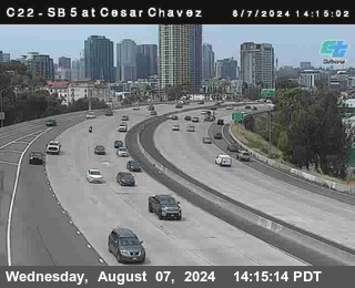 SB 5 at Cesar E Chaves Prkwy