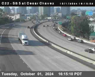 SB 5 at Cesar E Chaves Prkwy