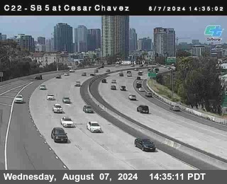 SB 5 at Cesar E Chaves Prkwy