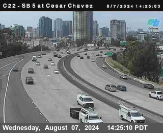 SB 5 at Cesar E Chaves Prkwy