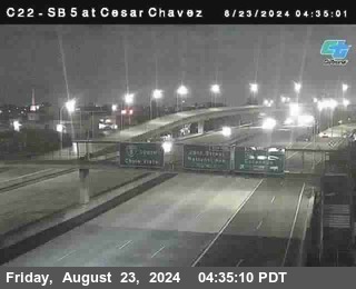 SB 5 at Cesar E Chaves Prkwy