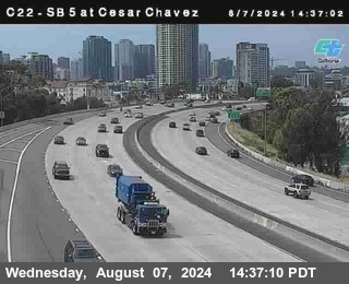 SB 5 at Cesar E Chaves Prkwy