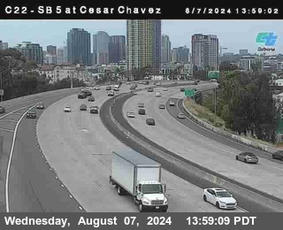 SB 5 at Cesar E Chaves Prkwy